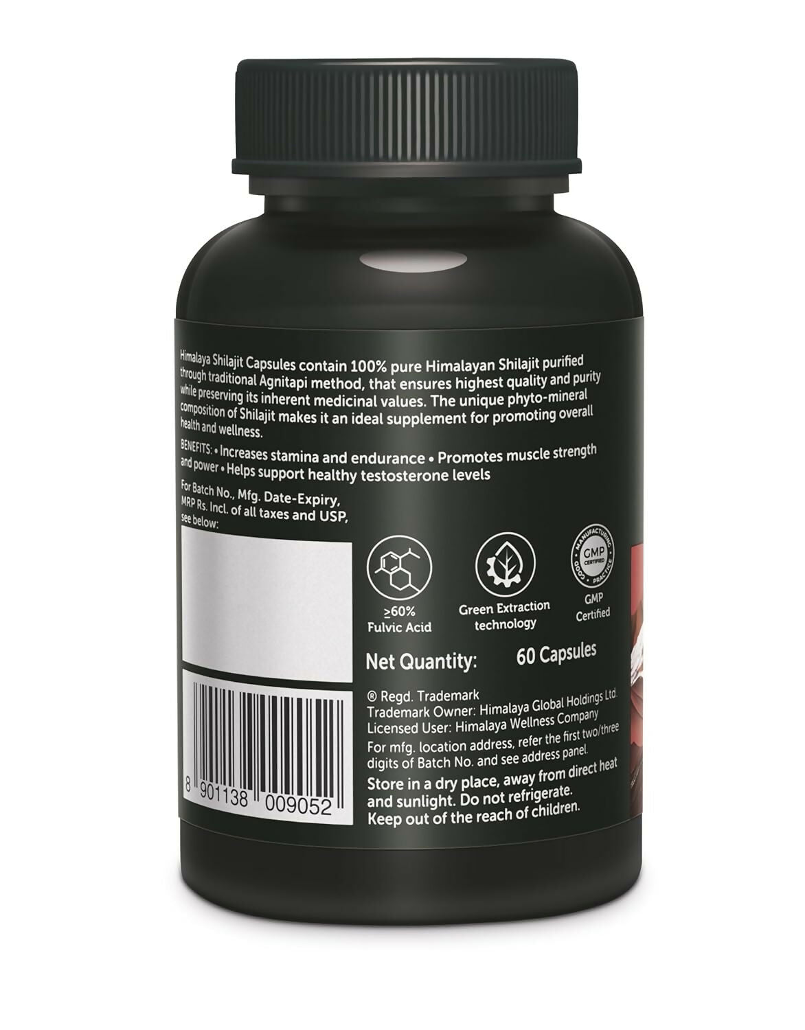 Himalaya Herbals SJ Capsules For Supports Healthy Testosterone Levels - Indyancart