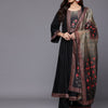 Dhiyona VA Women's Floral Solid Empire Sequinned Kurtas & Trousers With Dupatta
