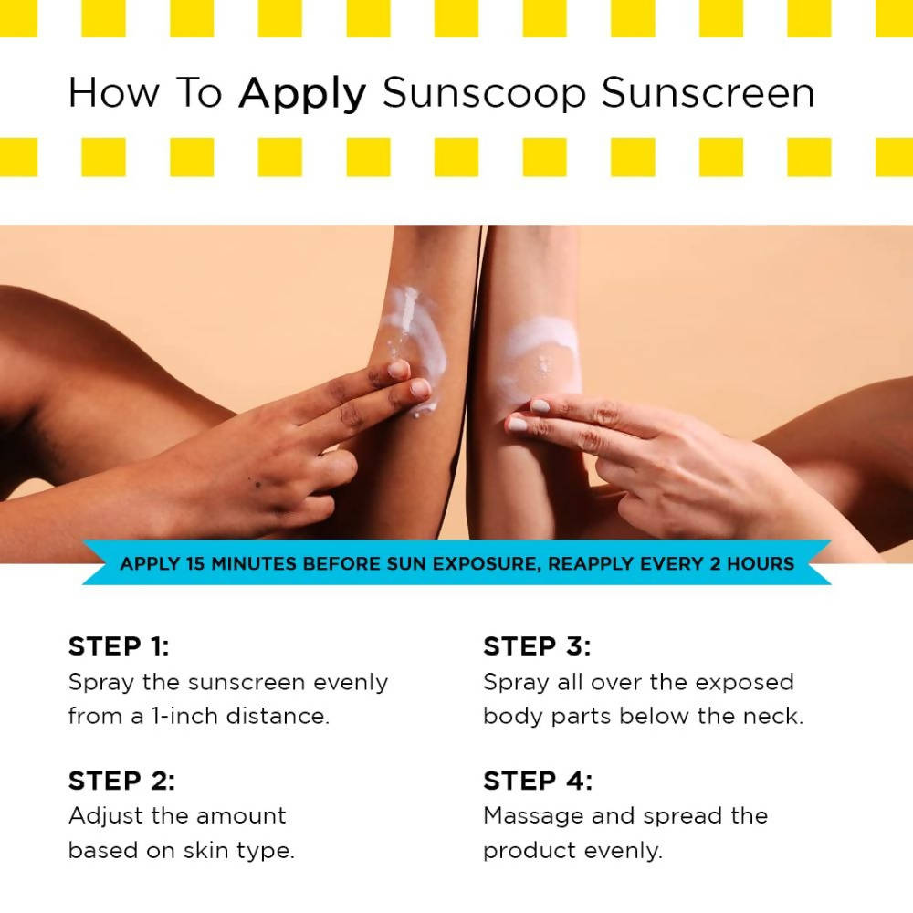 Sun Scoop Fluid Body Sunscreen SPF 60 - Indyancart