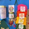 Shuddh Natural Ubtan Based Herbal Gulal, Ayurvedic Thandai Powder, Kashmiri Kahwa | Holi Gift Hamper