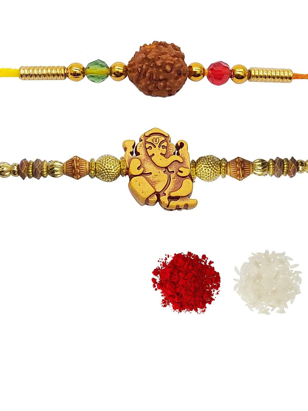 Anouk Set Of 2 Beaded Rakhi