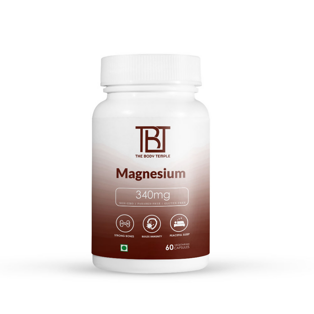 The Body Temple Magnesium Oxide 340mg Capsules