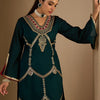 Dhiyona IE Embroidered Tunic With Trousers Co-Ords