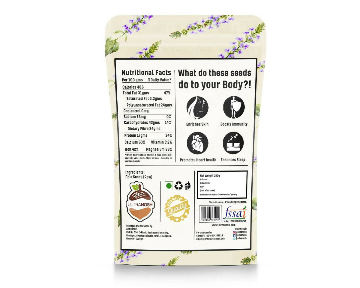 Ultranosh Premium Quality Chia Seeds