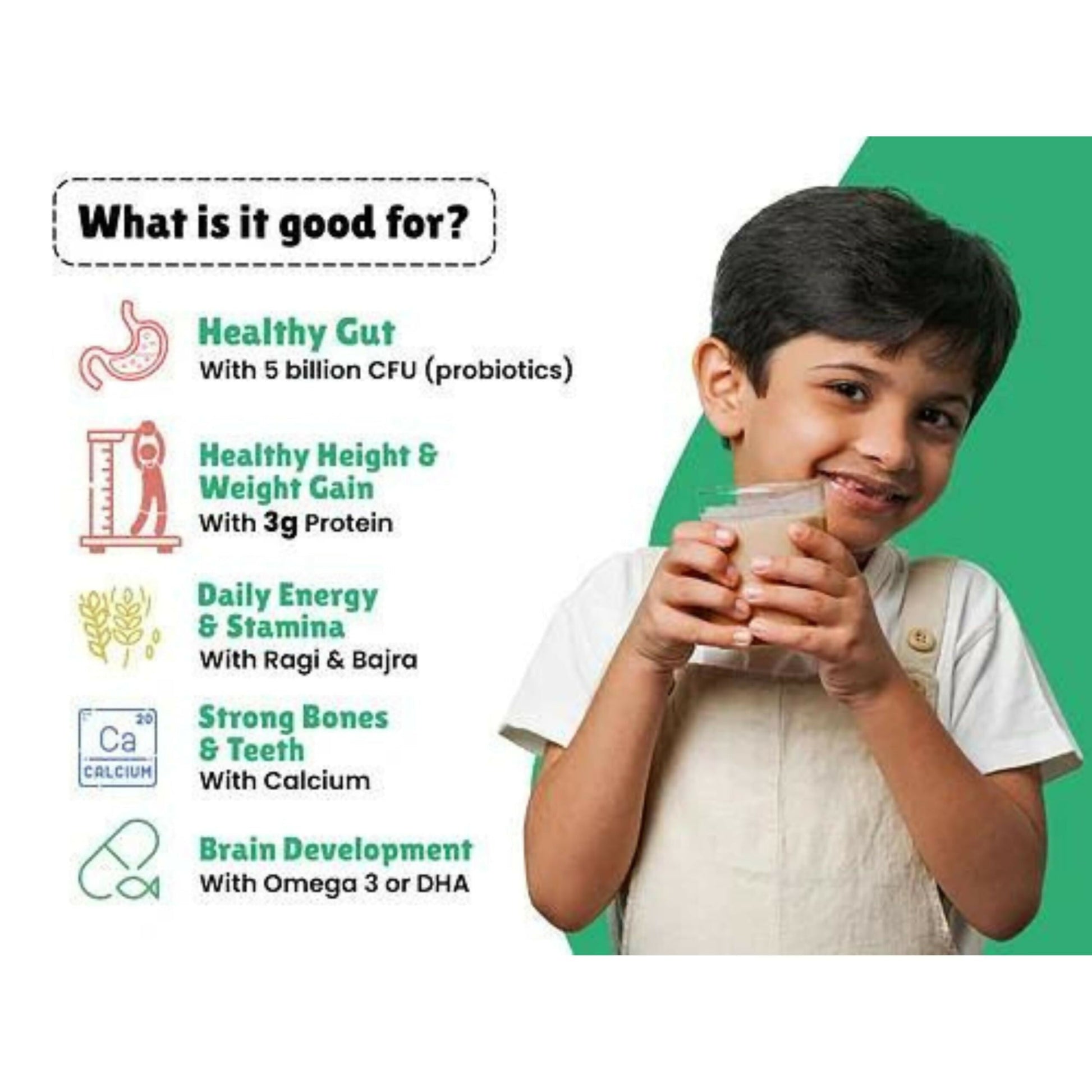 Little Joys Nutrimix Lite powder in chocolate flavor for kids aged 2-6, featuring a colorful box with a smiling child and a glass of the drink.