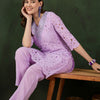 Dhiyona SN Women's Embroidered Pure Cotton Kurta & Trousers