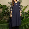 Dhiyona IE Women Ethnic Motifs Embroidered Thread Work Pure Cotton Kurta With Trouser