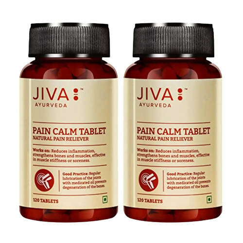 Jiva Ayurveda Pain Calm Tablets - Indyancart