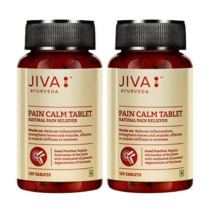Jiva Ayurveda Pain Calm Tablets - Indyancart