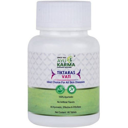 Ayukarma Ayurveda Anti-Inflammatory Tiktaras Vati
