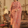 Dhiyona IE Floral Embroidered Straight Thread Work Kurta With Trousers & Dupatta