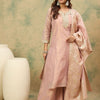 Dhiyona VA Women's Ethnic Motifs Yoke Design Top with Palazzo & Dupatta