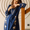 Indyancart IE Printed V-Neck A-Line Top With Palazzo Co-Ords
