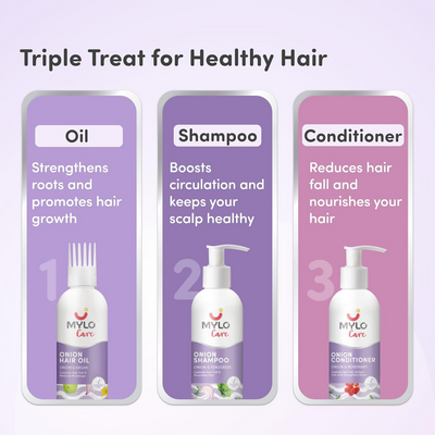 Mylo Care Anti Hairfall Onion Care Kit