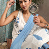 Women's Floral Printed V-Neck Pure Cotton Straight Kurta With Palazzos & Dupatta