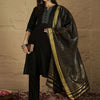 Dhiyona VA Women's Striped Self Design Kurta with Trouser & Dupatta