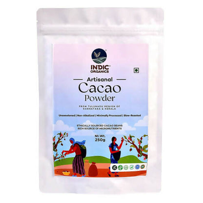 Indic Organics Artisanal Cacao Powder - Indyancart