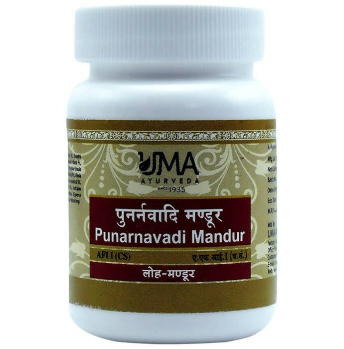 Uma Ayurveda Punarnavadi Mandur Tablets - Indyancart