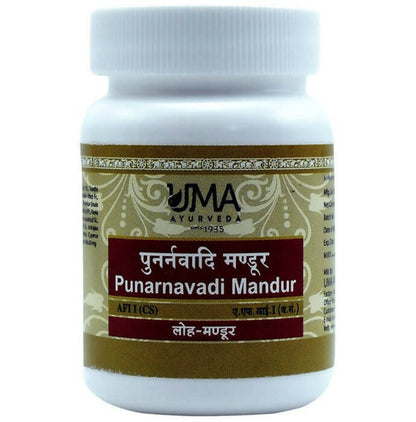 Uma Ayurveda Punarnavadi Mandur Tablets - Indyancart
