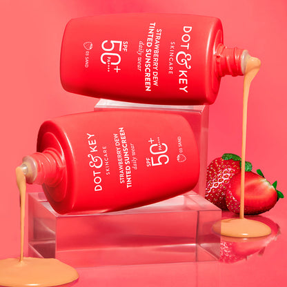 Dot & Key Strawberry Dew Tinted Sunscreen Sand, Pack of 2
