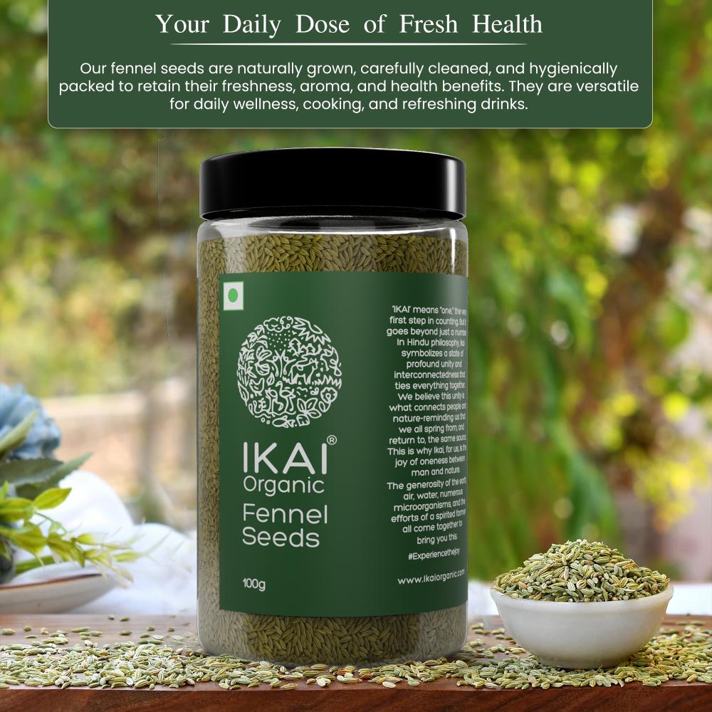 IKAI Organic Fennel Seeds