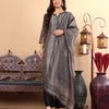 Dhiyona VR Women's Chanderi Silk Geometric Printed Kurta Paired With Bottom And Dupatta