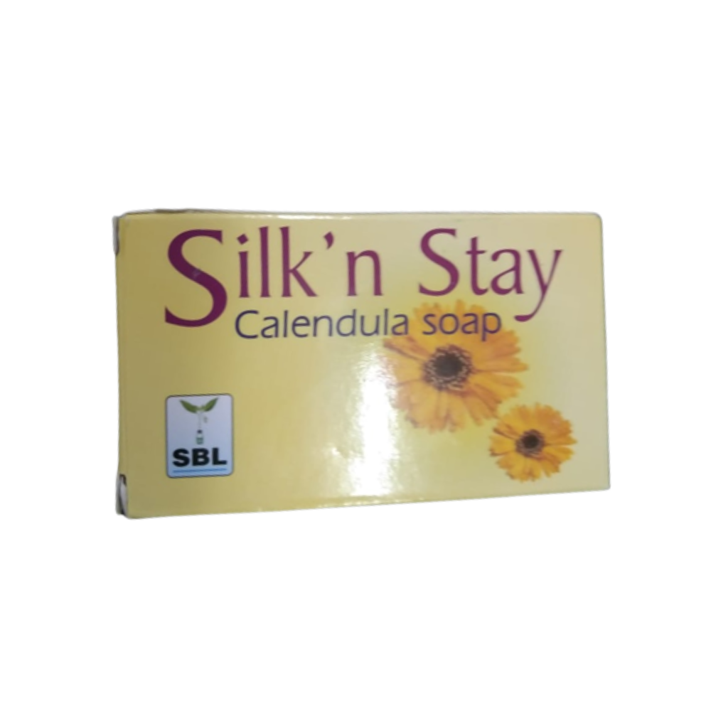 SBL Homeopathy Silk N Stay Antiseptic Calendula Soap - Indyancart