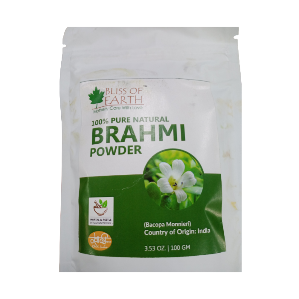 Bliss of Earth 100% Pure Natural Brahmi Powder - Indyancart