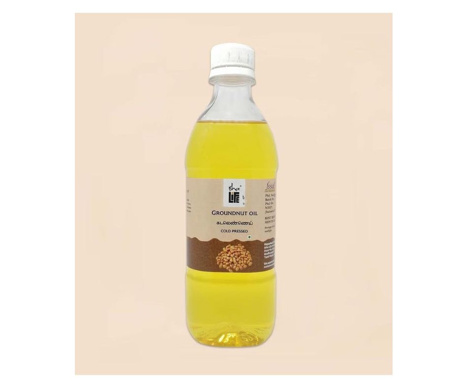 Isha Life Cold Pressed Groundnut Oil - Indyancart