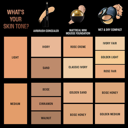 Lakme Xtraordin Airy Mattreal Mousse Beige Honey face primer in a sleek bottle with a pump dispenser.