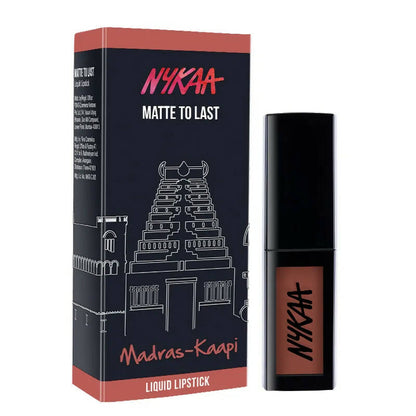 Nykaa Matte to Last! Transfer Proof Liquid Lipstick - Madras Kaapi 05 - Indyancart