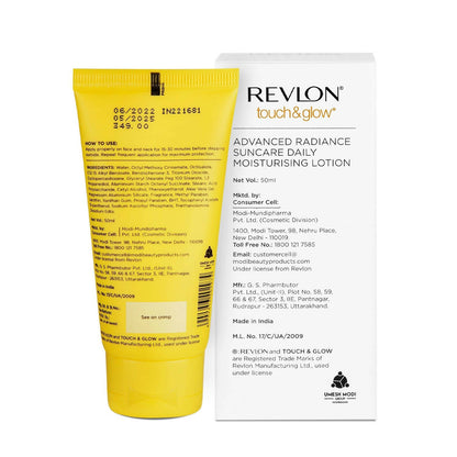 Revlon Touch & Glow Advanced Radiance Sun Care Daily Moisturizing Lotion SPF 30 - Indyancart