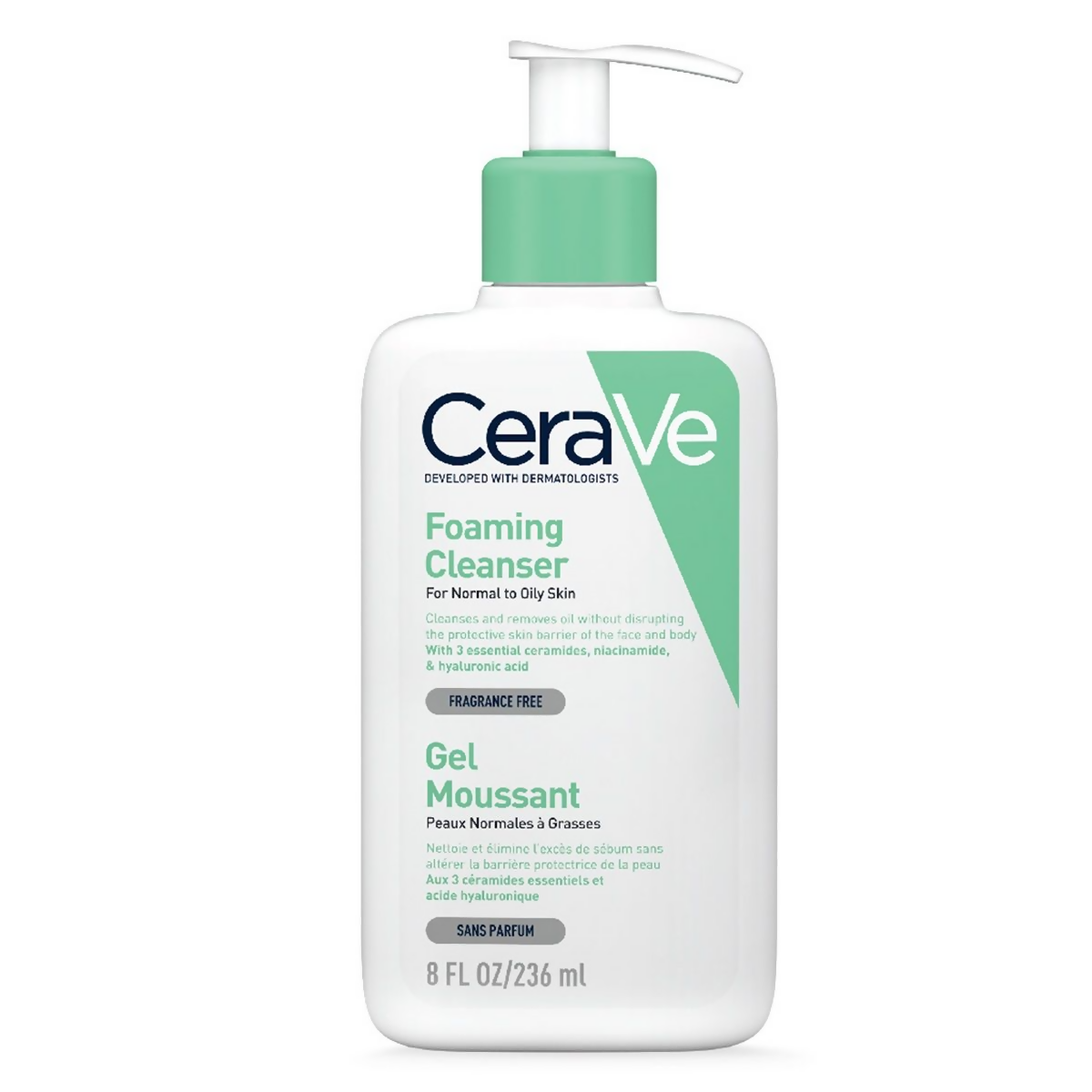 Cerave Foaming Daily Gel Cleanser for Normal to Oily Skin - Indyancart