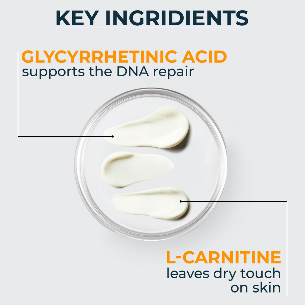 Eucerin Oil Control Dry Touch Sunscreen Gel Cream SPF 50+ in a white tube with blue accents, designed for oily skin.