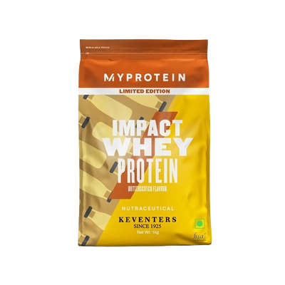 Myprotein Impact Whey Protein Powder - Keventers Butterscotch Flavor