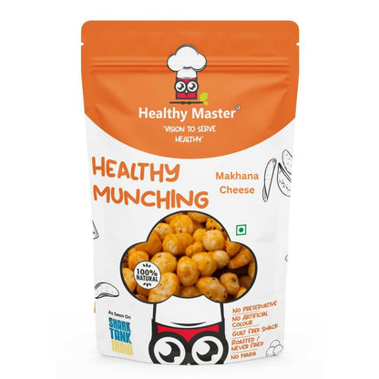 Healthy Master Crispy Makhana – Cheese Flavour Roasted Fox Nuts Snack