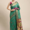 Dhiyona GR Women's Vaibhavi Seafoam Green Cotton Blend Saree