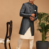 Men's Green Pure Cotton Straight Kurta and Patiala Set