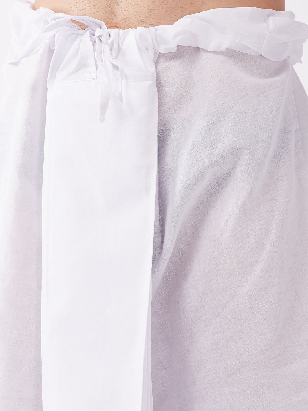 Men's Black Cotton Blend Straight Kurta and Dhoti Set