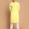 Men's Mustard Pure Cotton Straight Kurta Pyjama Set
