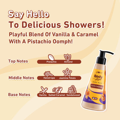 Plum Goodness Vanilla Caramello Body Wash by BodyLovin'