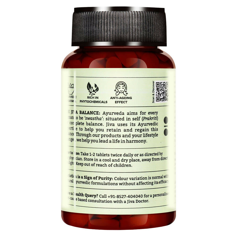 Jiva Ayurveda Shatavari Tablets - Indyancart