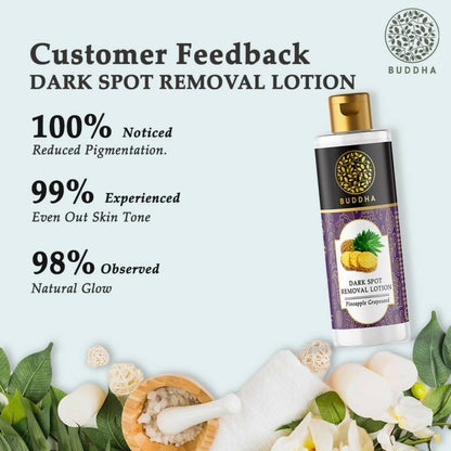 Buddha Natural Dark Spot Removal Body Lotion - Helps With Brighten & Even skin Tone - Indyancart