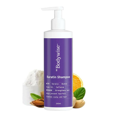 BeBodywise Keratin Hair Fall Control Shampoo - Indyancart