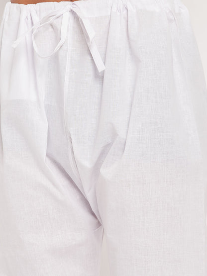 Men's Aqua Cotton Straight Kurta Pyjama Set