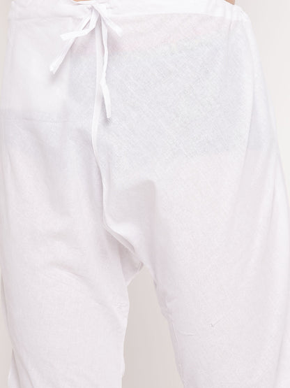 Men's Pink Silk Blend Straight Kurta Pyjama Set