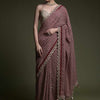 Dhiyona GR Women's Mahi Wine Chinnon Sequence Saree