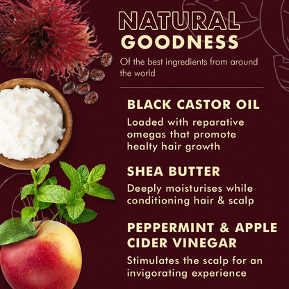 Shea Moisture Strengthen & Restore Leave-In Conditioner in a bottle, designed to nourish and strengthen hair.