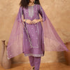 Dhiyona VA Women's Ethnic Motifs Embroidered Kurta with Pyjama & Dupatta