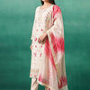 Dhiyona IE Women Floral Embroidered Regular Mirror Work Kurta with Trousers & With Dupatta